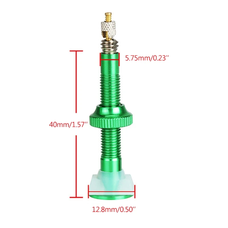 

40mm MTB Bicycle Extender Valves for Bike Tubeless Tire Core Aluminum Alloy Valves Bike Repair Accessories