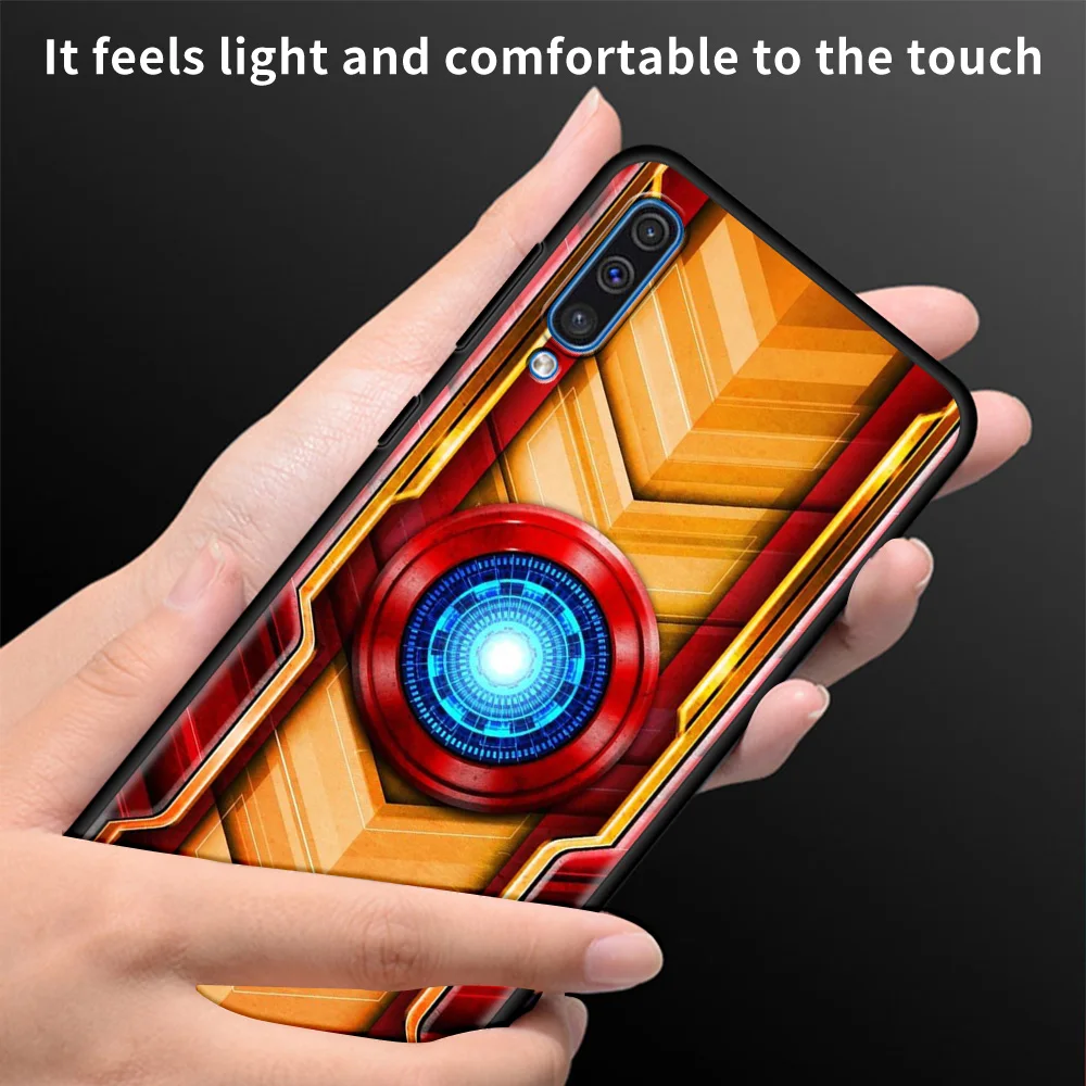 Для Samsung Galaxy A50 A70 A10 A30 M31 A20e A40 M30s M51 M31s A30s A20s A20 M62 M52 M32 5G M22 M21 M12 Marvel Железный человек