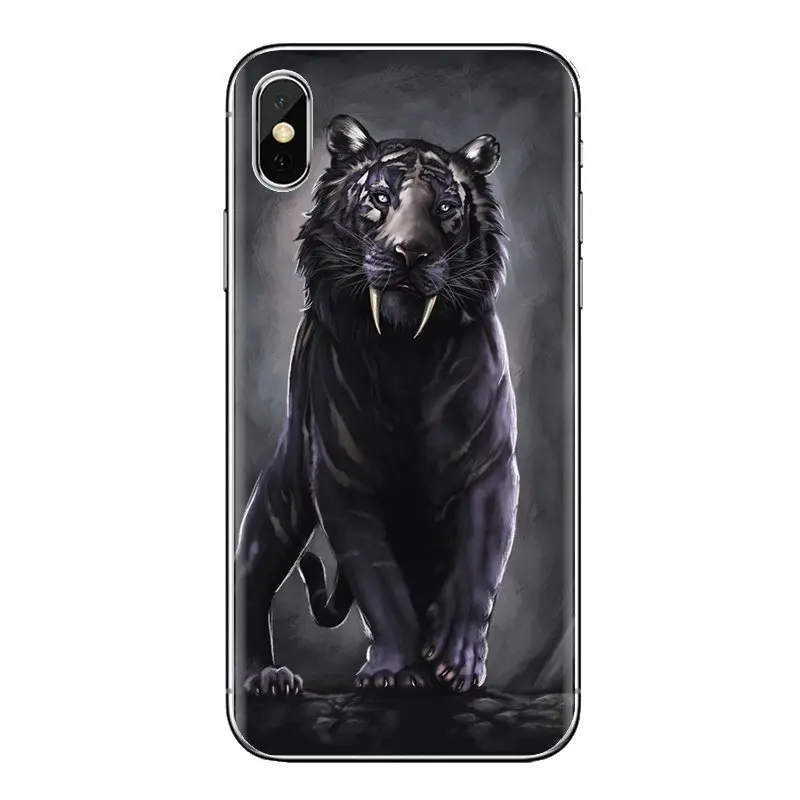TPU Cases Covers For Huawei Honor 7X V10 6C V9 6A Play 9 Mate 10 Pro Y7 Y5 P8 P10 Lite Plus GR5 2017 3D Black Tiger Blue Eyes HD |