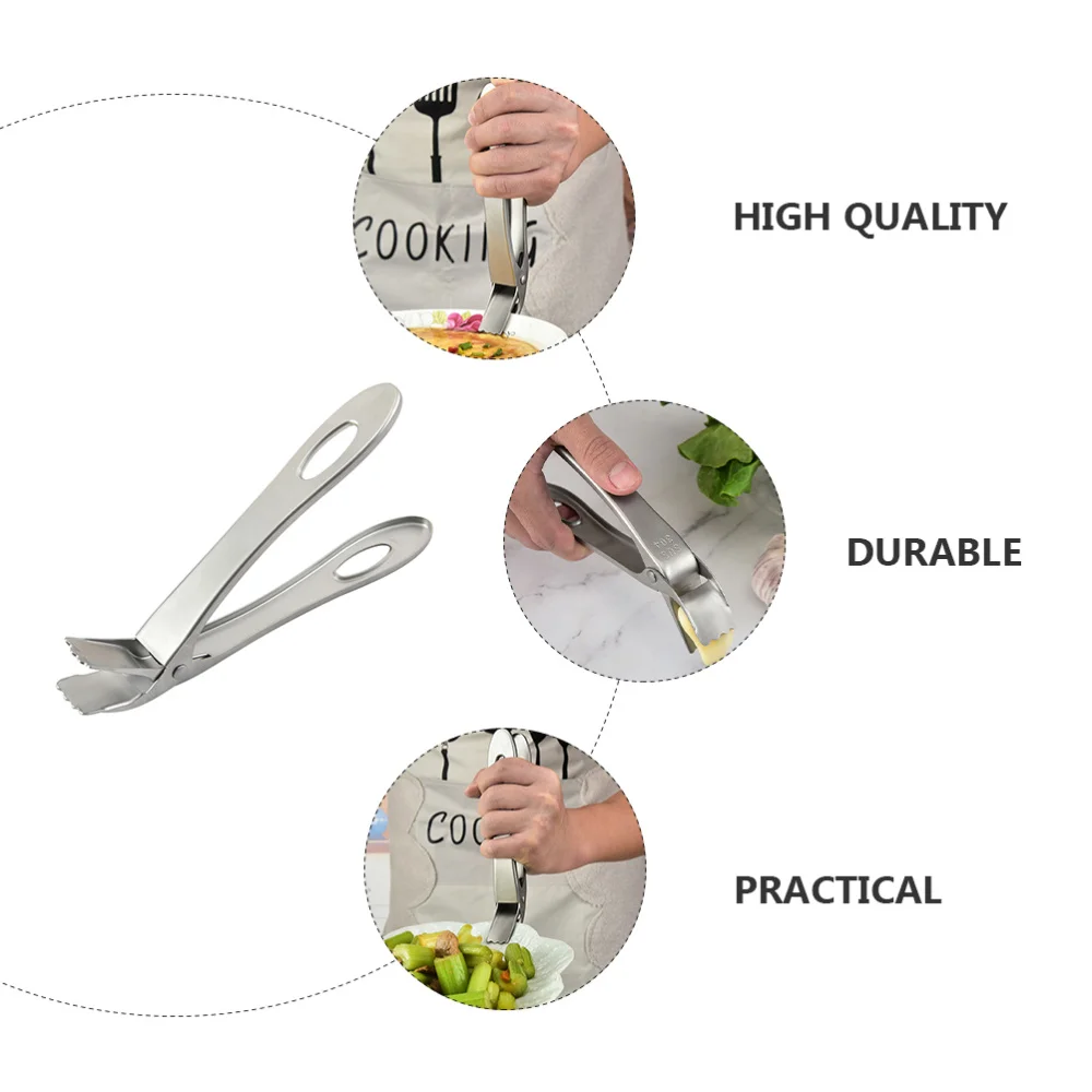 

Multi-functional Pizza Pan Picker Hot Dish Clip Bowl Gripper Tongs Gripper
