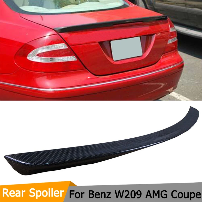 

Car Rear Trunk Spoiler Wing For Mercedes Benz CLK Class W209 C209 AMG Coupe 2003-2009 Carbon Fiber Rear Trunk Boot Wing Spoiler