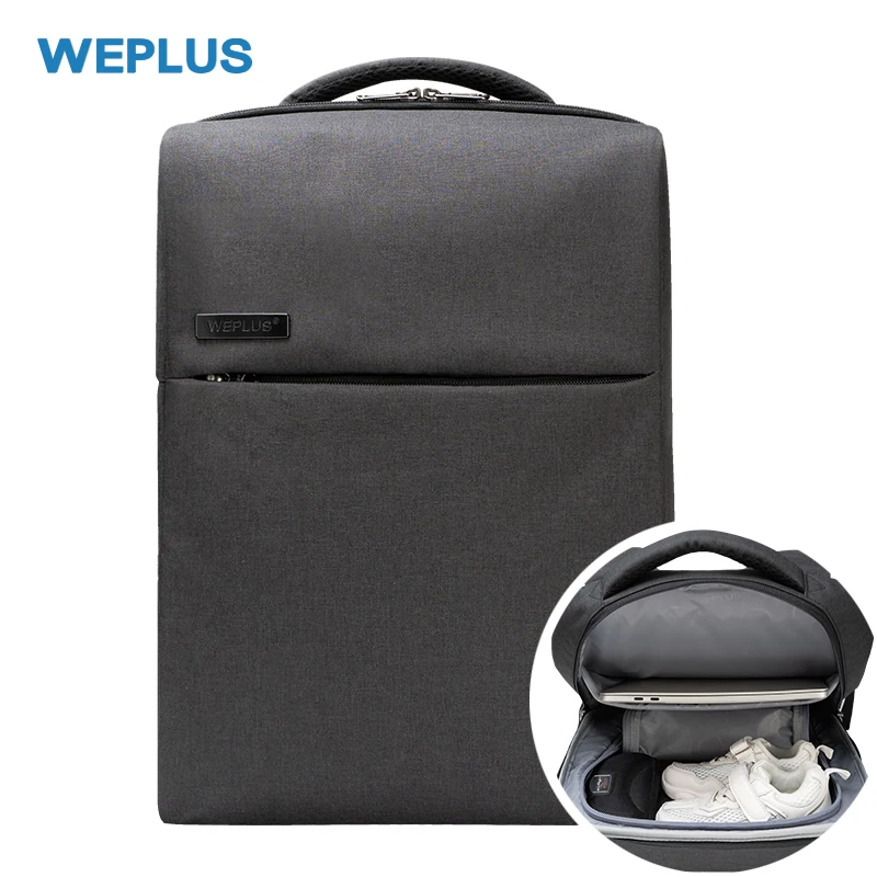 WEPLUS модный школьный рюкзак женский мужской деловой дорожный 15 6-дюймовый ноутбук