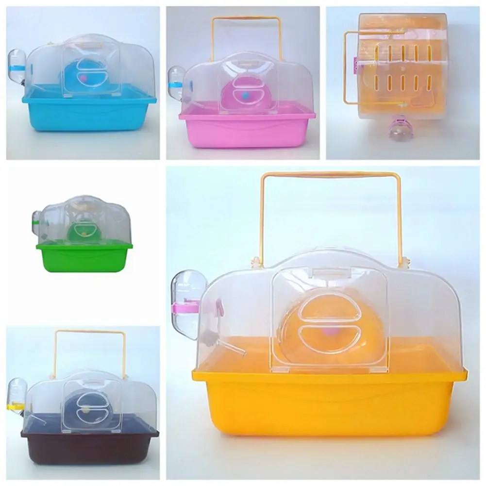 Пасторальный Стиль Портативный Однослойная прозрачная клетка для виллы с ручкой