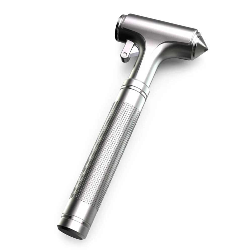 

Автомобильный металлический молоток безопасности для окна разбрызгиватель ремня безопасности резак для выживания фотомолоток (серебрист...