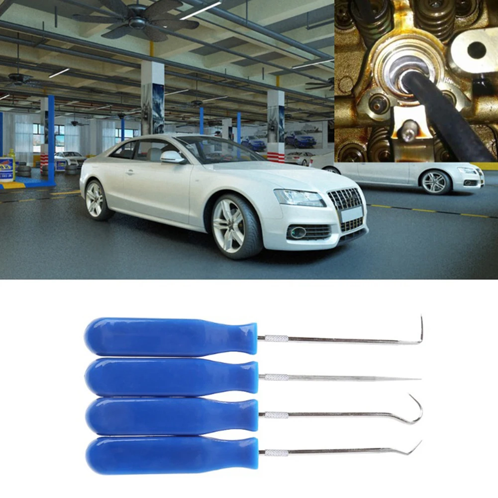 

In stock 4Pcs 135mm Car Auto Vehicle Oil Seal Screwdrivers Set O-Ring Seal Gasket Puller Remover Pick Hooks Tools wholesale