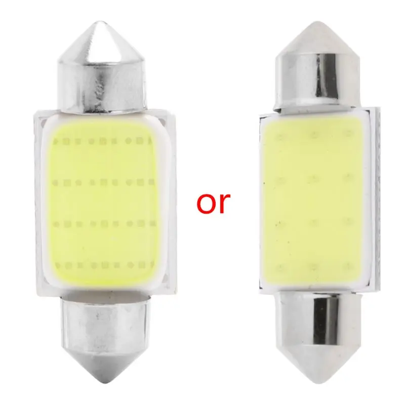 1PC 36mm Festoon CAN BUS C5W PLASMA COB LED SIZE Interior White SMD Bulb | Лампы и освещение