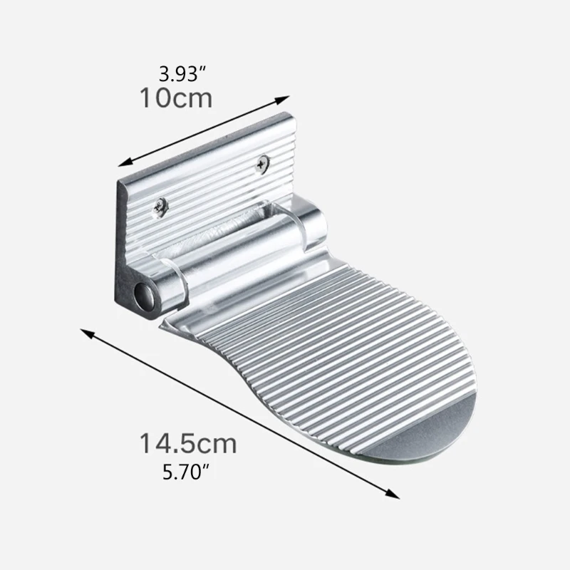 

Multipurpose Bathroom Pedal Shower Room Wall Mounted Anti-Slip Aluminum Safety Foot Rest Safety Pedal Hanger Protection