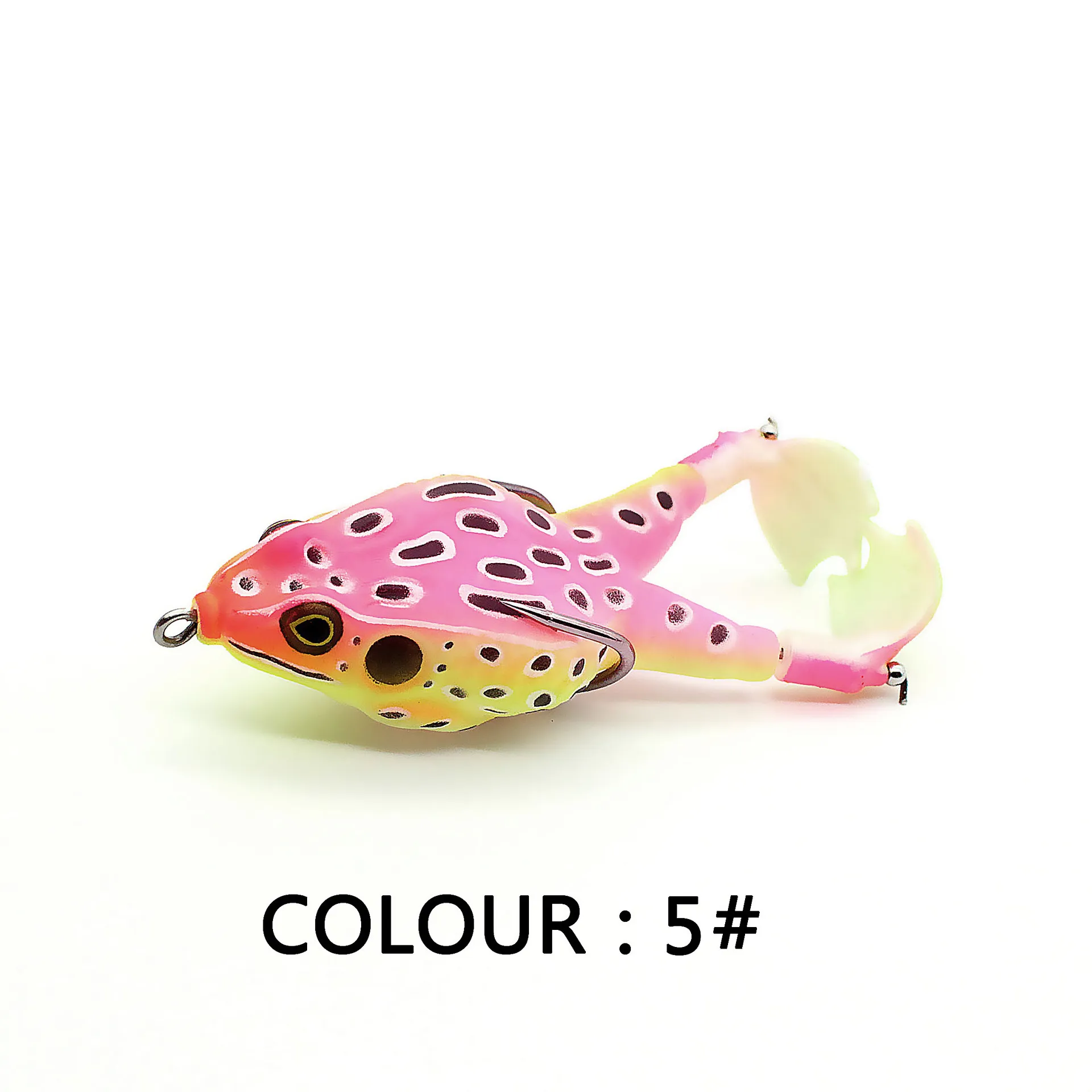 

2020 New 1/Pcs 13.7g 9cm 10 Colours Float Frog Casting Spinning Leg Lure Soft Artificial Bait Luya Feeder Winter Fishing Goods