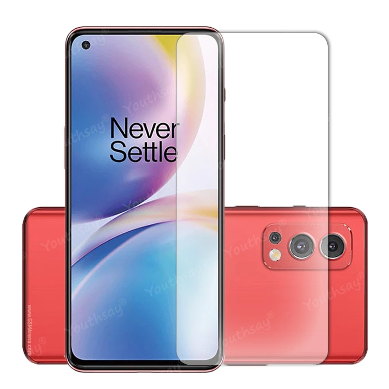 Cristal templado para Oneplus Nord 2, Protector de pantalla transparente para Oneplus Nord 2, 5G-2