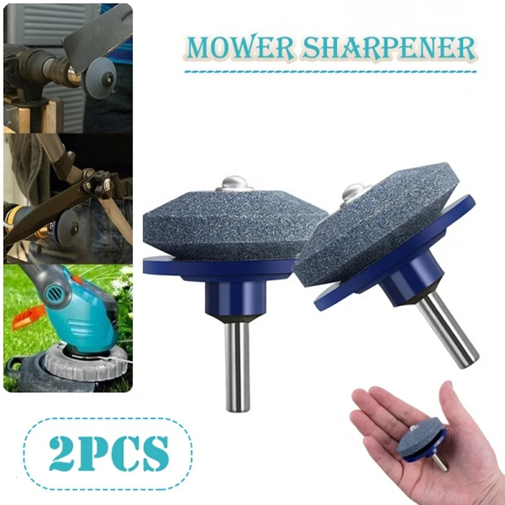 

Точилка для газона 55 мм, точилка для косилки, Четырехслойный точильный камень, точилка для лезвий газонокосилки, двойное шлифовальное сверл...