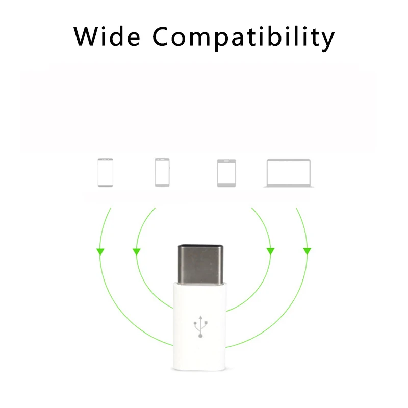 Адаптер с разъемом USB Type C на Micro Usb мини переходник OTG c для зарядки и передачи