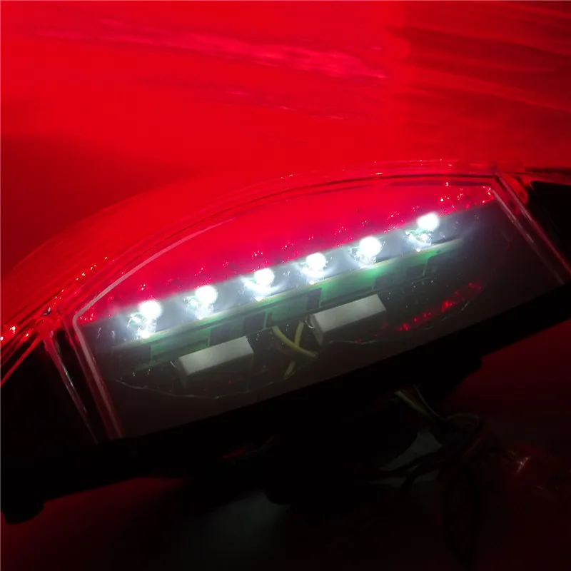 Waase для Honda CBR600F4 CBR 600 F4 1999 2000 задний светильник стоп Сигналы поворота Встроенный светодиодный светильник