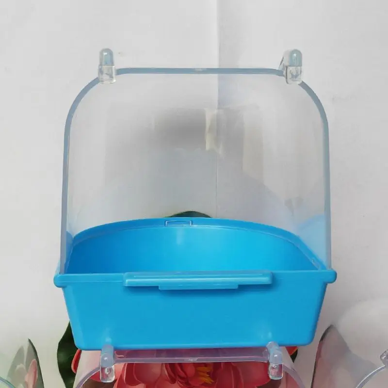 Милая подвесная ванна в клеточку с птицами мульти клетка покрытая попугаем для