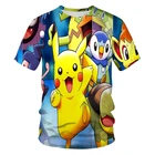 Летняя модная мужская футболка с 3D-принтом в стиле Харадзюку, крутая мультяшная супердышащая Брендовая детская футболка с рисунком аниме для малышей