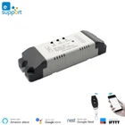 Сделай сам EWelink WiFi смарт-устройство для гаражной двери Управление; 433 МГц RF пульт дистанционного управления Управление переключатель приемник голосовой Управление Alexa