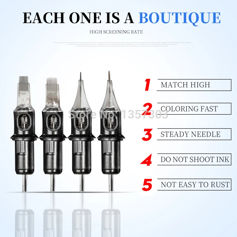 Тату высокого качества 10 шт./коркор. гибридная тату ручка для перманентного