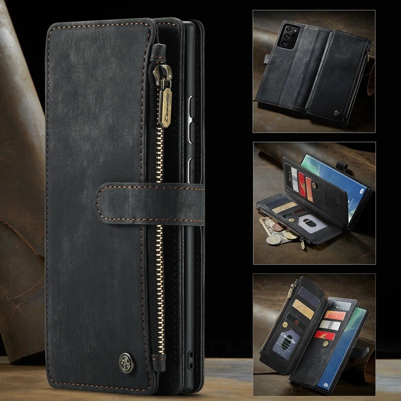 Luxury Wallet PU Leather Case For Samsung Galaxy A52 A72 A32 A22 A12 A51 A71 4G S20 S21 FE S8 S10 S22 Plus Note10 20 Ultra Cover