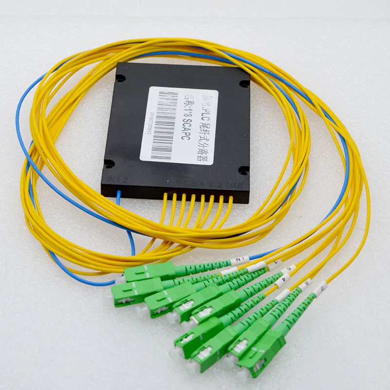 1 шт. Новый SC/APC Pull конусный волоконно-оптический сплиттер 1*8 PLC коробка 1260 ~ 1650nm