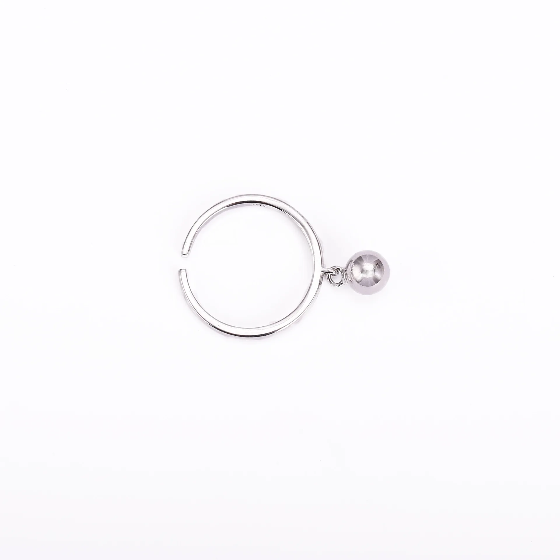 

Bohemian Vintage 925 Sterling Silver Ball Rings for Women Wedding Jewelry Adjustable Antique Rings Anillos