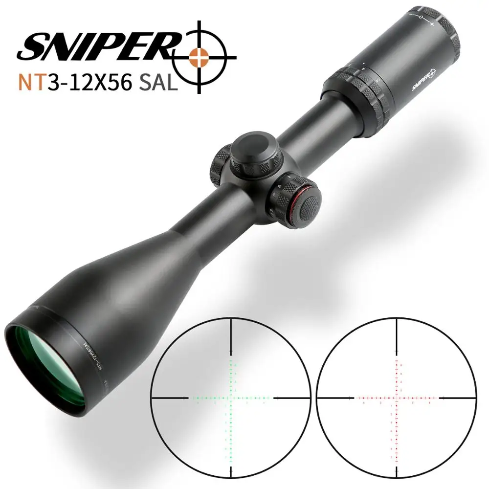 Снайпер NT 3 12x56 SFIR охотничьи прицелы тактический оптический прицел