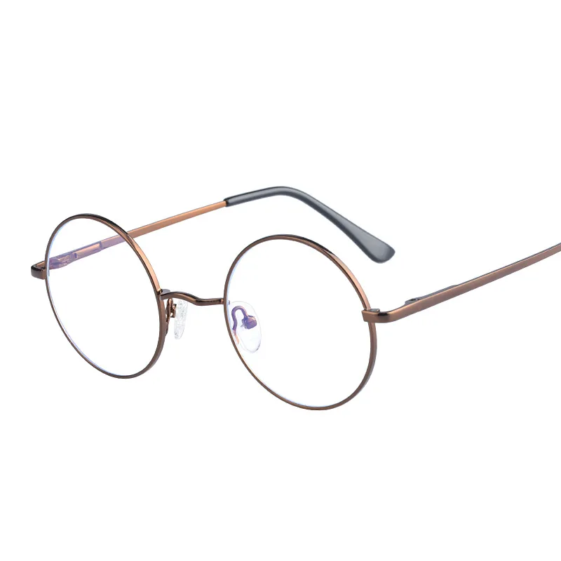 Elbru прозрачные линзы очки для женщин и мужчин анти Синие лучи металлическая