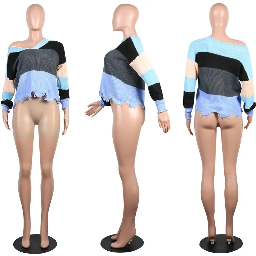 women pullover sweater Autumn Spring Long sleeve female Colorful ladies jumper 2019 | Женская одежда