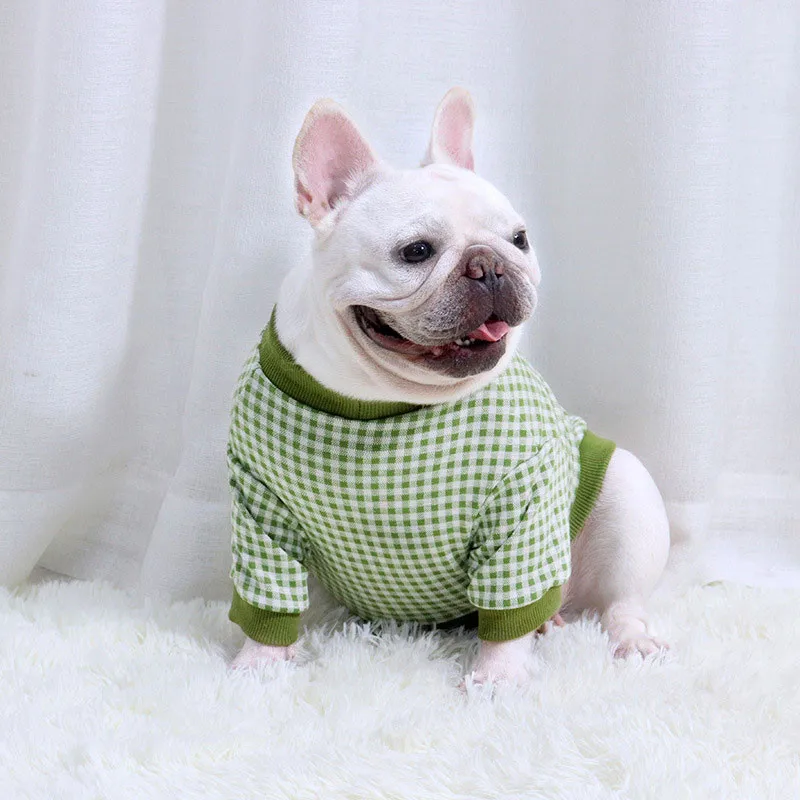 

DUOMASUMI Classic Dog outfits Autumn Winter Dog Sweaters Pet Clothing French Bulldog pug Corgi Fat puppy Clothes Sweater for dog