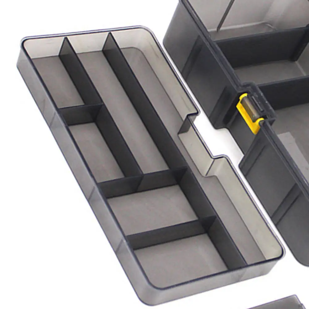 2 Layers Thicken Fishing Lure Storage Case Box Plastic Fish Spoon Hook Bait Tackle Pesca Isca Fishhook | Спорт и развлечения