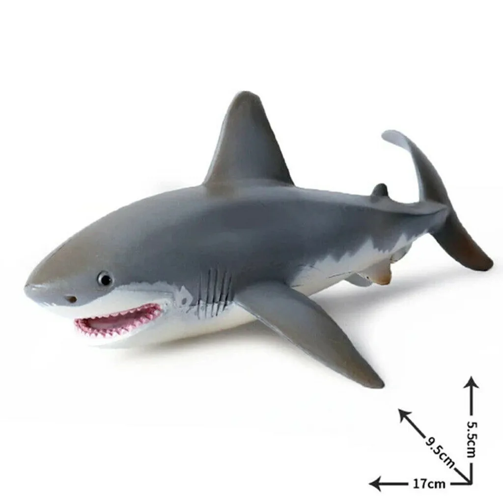 

Lifelike Shark Shaped Toy Realistic Motion Simulation Animal Stress Gift Christmas For Kids Gifts Model Collec Kids Sq S1g6