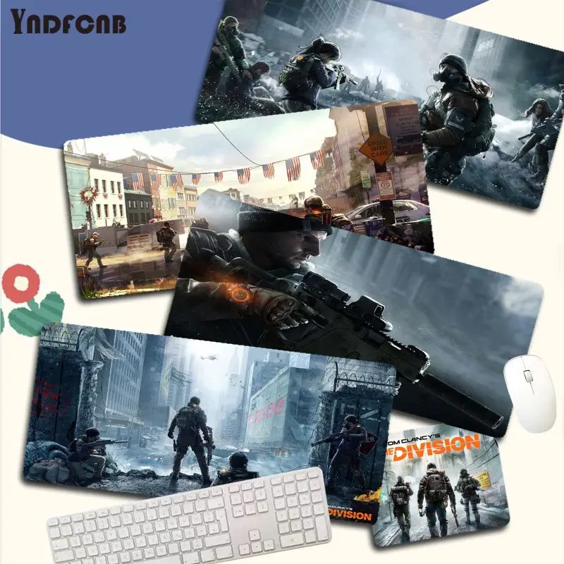 

Новые поступления, большой игровой коврик для мыши Tom Clancy's The Division XL с фиксирующим краем, коврик для клавиатуры, коврик для мыши, подарок для п...