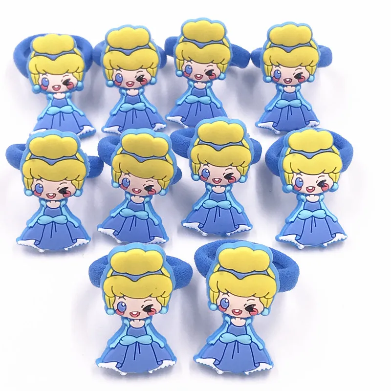 10 шт оптом мультфильм Аврора принцесса икона головы одежда новое поступление ПВХ
