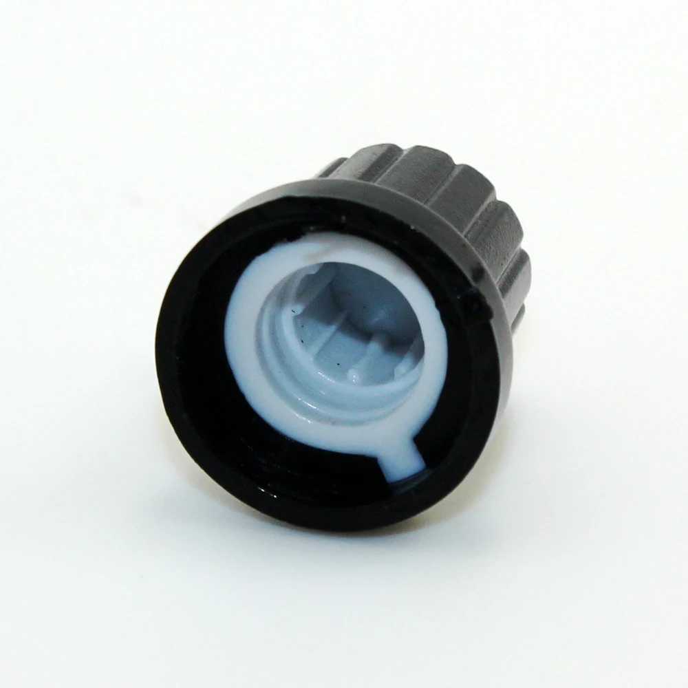 10 Pieces Plastic Threaded Knurled Potentiometer Knobs Caps with Rotary Encoder | 6mm Shaft Hole Diameter | Volume Control Knobs image 3