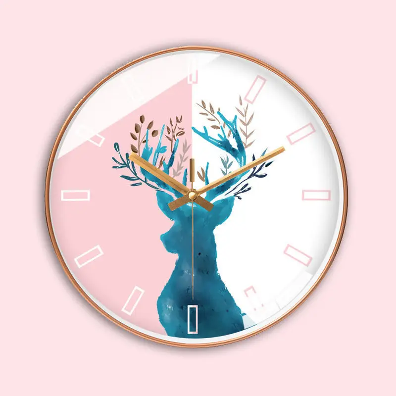 

30cm Nordic Style Non-Ticking Silent Plastic Wall Clock for Home Kitchen Office Decoration Wall Clocks Fashion Design