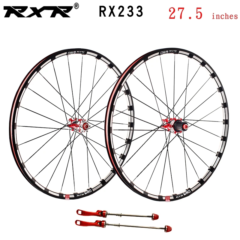 RXR 27," RX233 колесная карбоновая ступица MTB дисковый тормоз 5 подшипников комплекты велосипедных колес горный велосипед 7-11Speed через ось/QR MTB колеса