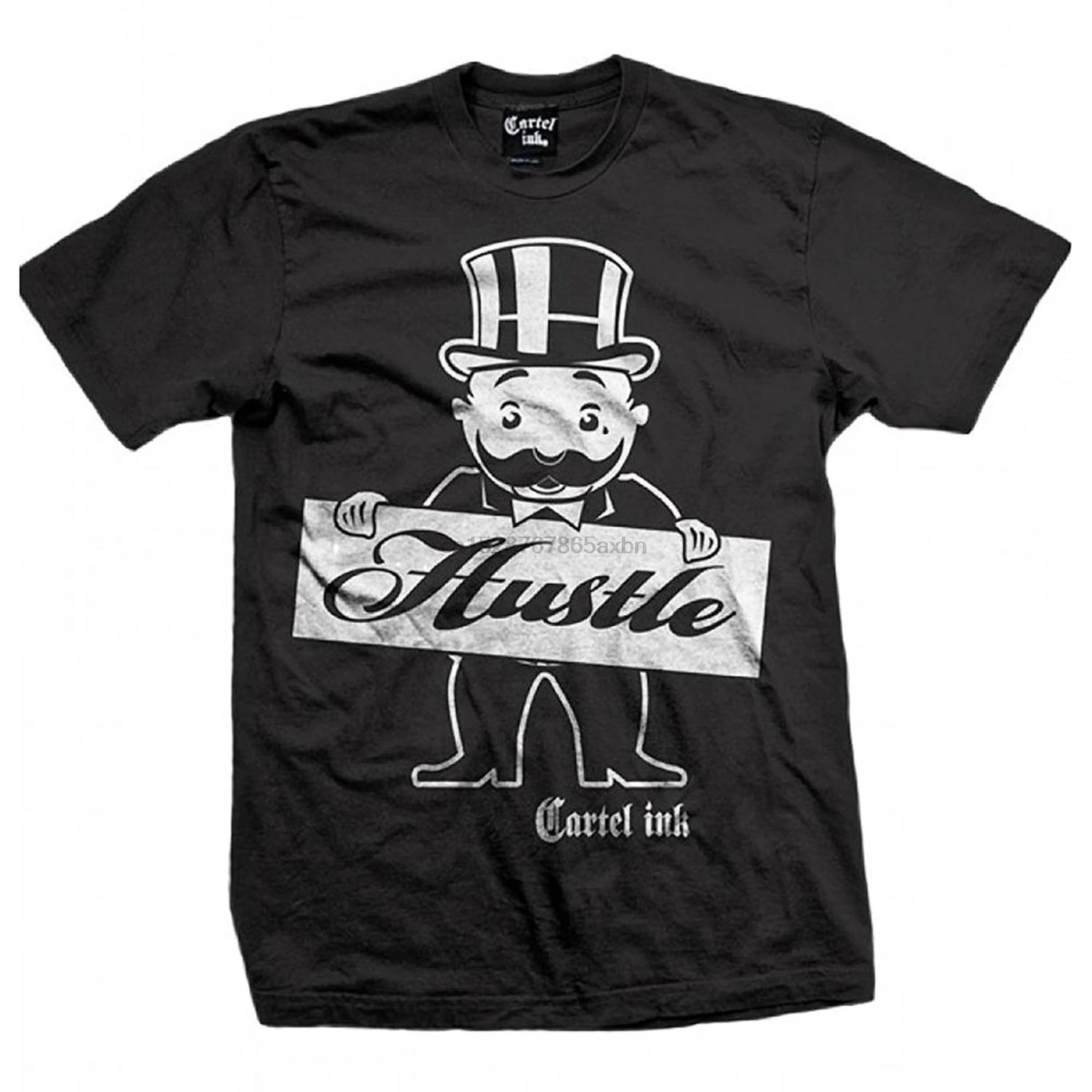 Мужская футболка s Hustle высокое качество мужские футболки топ с круглым вырезом