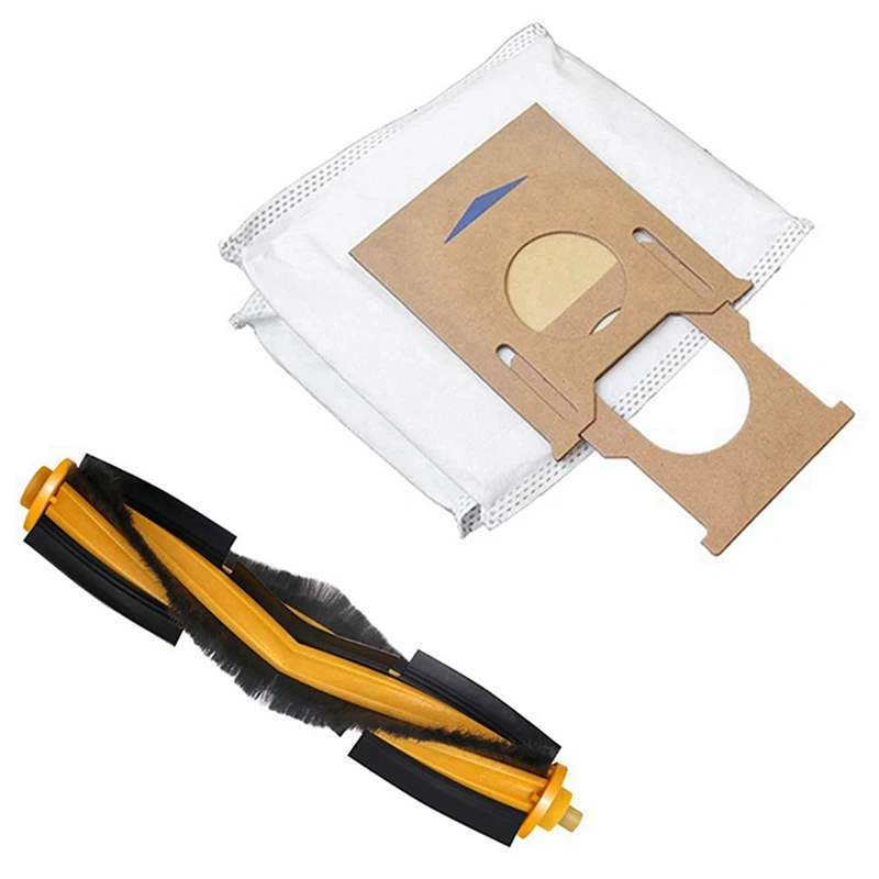 

2 Set Vacuum Cleaner Parts: 1 Set Large Capacity Dust Bag & 1 Set Main Brush Side Brush Hepa Filter