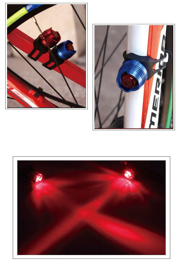 Велосипедный передний светильник, силиконовый светодиодный фонарь, передний задний велосипедный светильник s, водонепроницаемый велосипедный светильник с батареей, Аксессуары для велосипеда, лампа для велосипеда