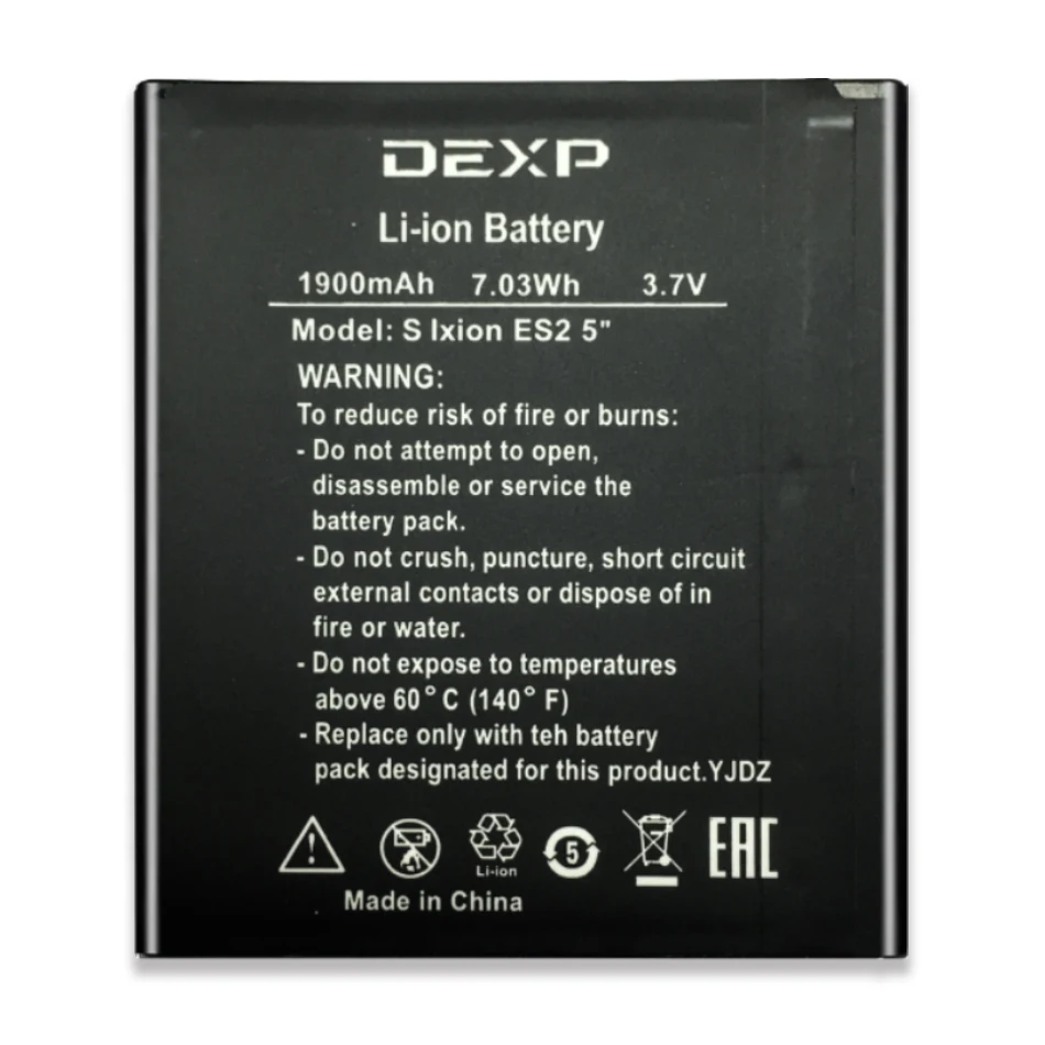 Для Dexp S Ixion ES2 5 дюймов ES25 Высококачественный аккумулятор для мобильного телефона