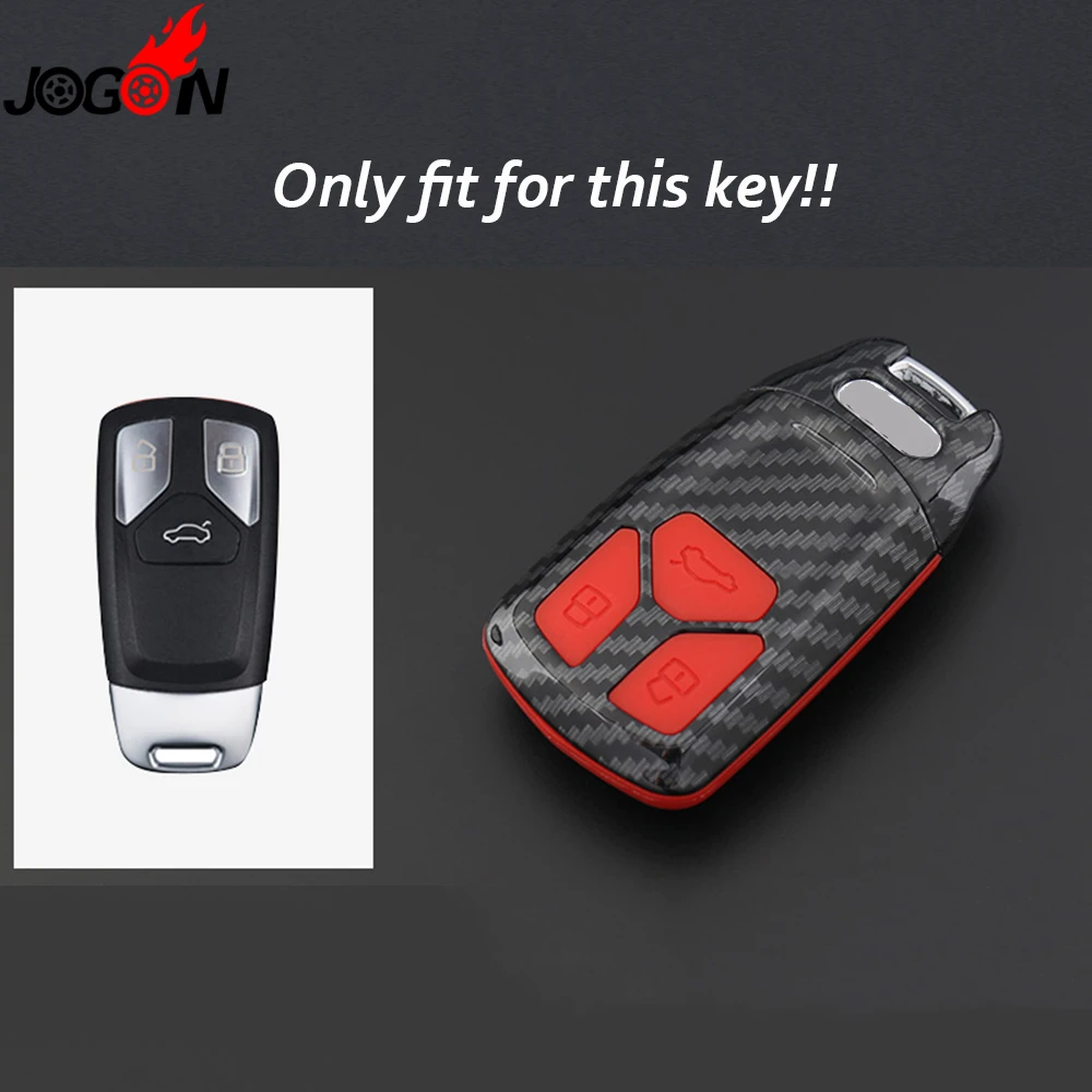 Умный чехол для ключа с дистанционным управлением из углеродного волокна Audi A4 B9 A5