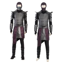 adult mk3 domination cosplay costume sub zero battle outfit halloween party clothing full set with shoes