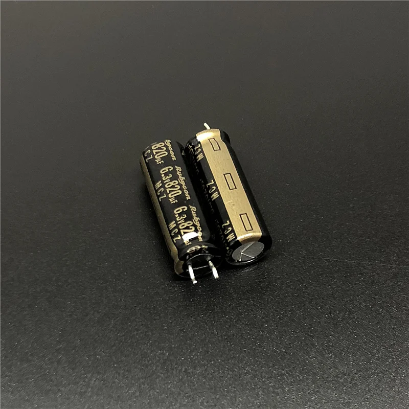 100 шт. 820 мкФ 6,3 V RUBYCON MCZ серии ультра низкая ESR 8x25 мм 6.3V820uF материнская плата конденсатор с алюминиевой крышкой