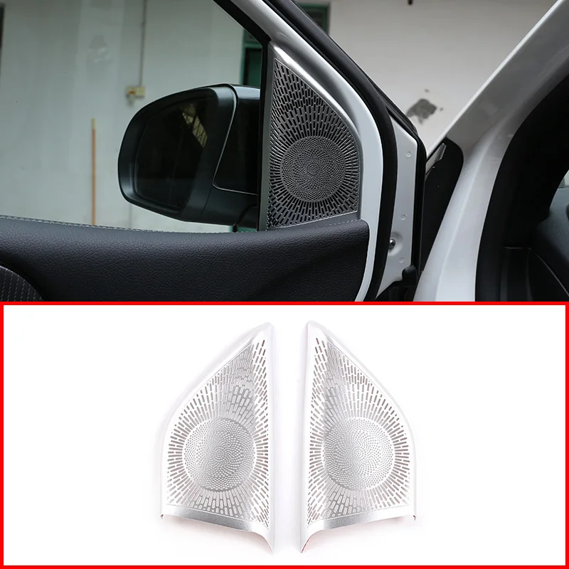 

For Mercedes Benz B GLB Class W247 X247 2019-2020 Aluminum Alloy Car Audio Speaker Tweeters Cover Trim Accessories 2 Pcs