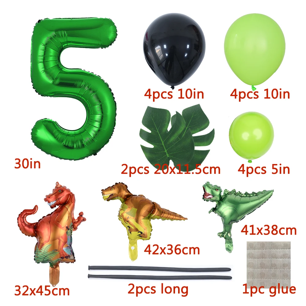 Мини-Воздушные шары в виде тропических джунглей 21 шт./компл. воздушный шар с