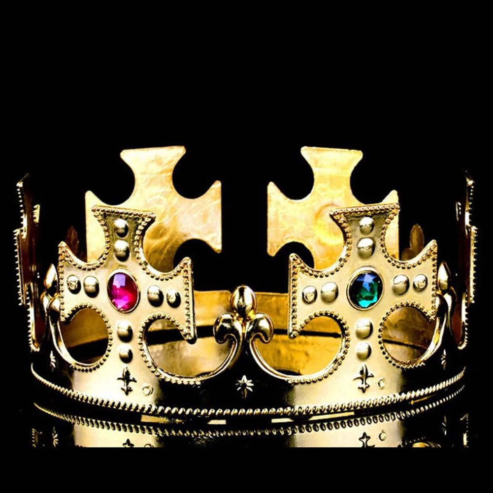 Вечерние украшения для волос на Хэллоуин Королевская корона король королева