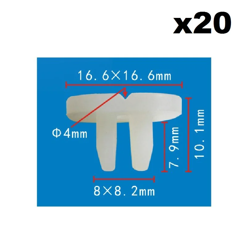 

20 шт., зажимы для гаек HONDA ACURA