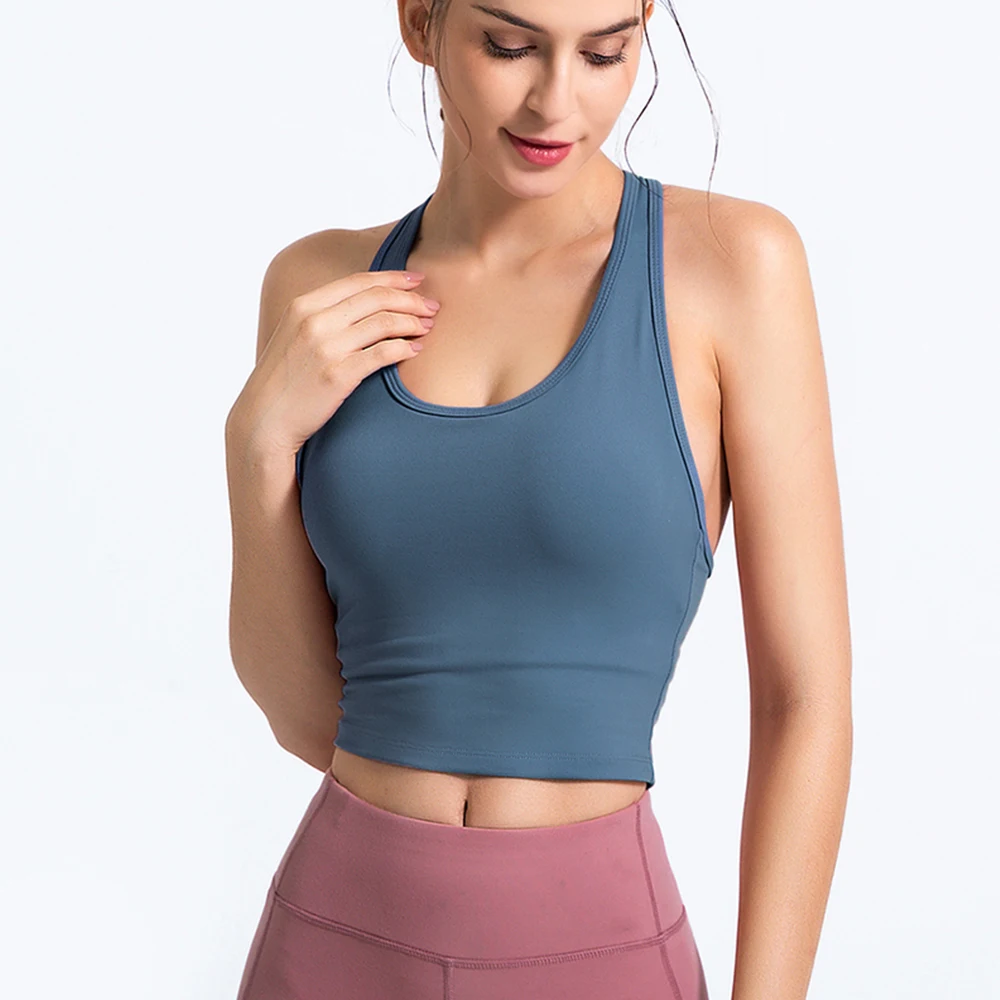 

Yoga Bra Energy Seamless Women Back Cross Strap Sport Shirt Breathable Comfortable Gym Brassiere Fitness Woman Tops