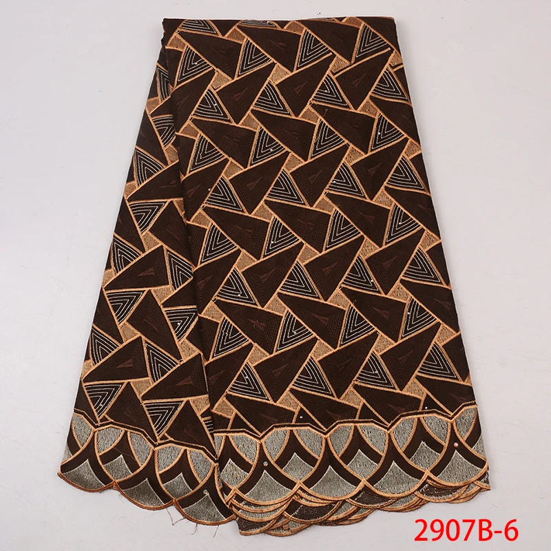 Новый стиль 2019 нигерийская кружевная ткань сухая высокое качество хлопок