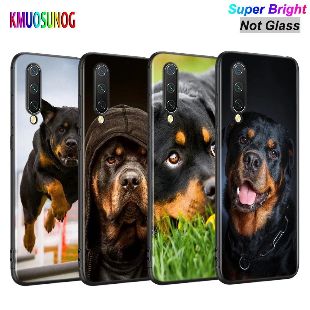

Rottweiler Dog Silicone Cover For Xiaomi Mi Note 10 Ultra 9T 9 SE A3 Lite Poco X3 NFC M2 Pocophone F1 Pro Phone Case