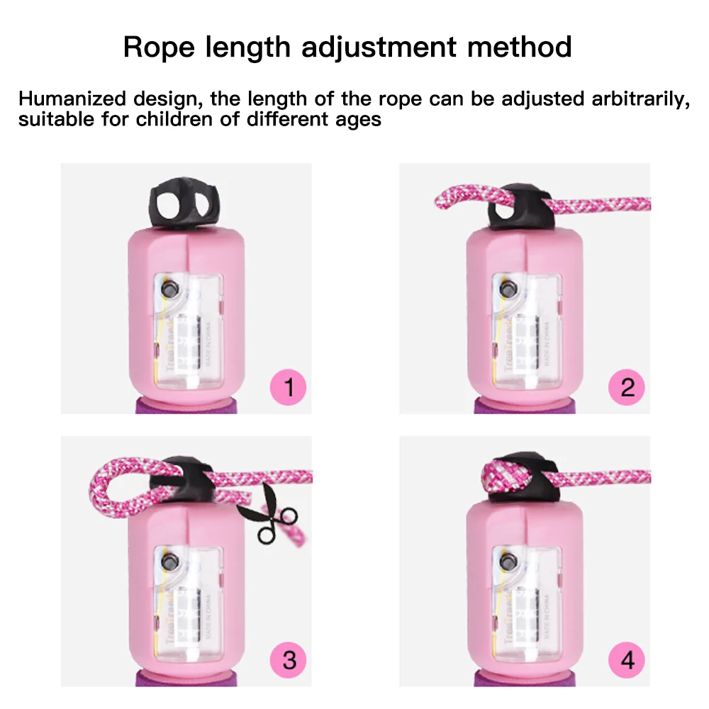 Скакалка со счетчиком Регулируемая для фитнеса скоростной подсчет детей и