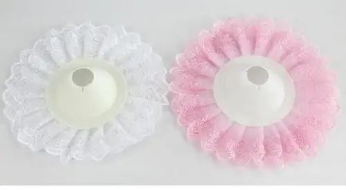 

1pc Bridal Wedding Bouquet Floral Flower Handle Holder Lace Edge Collar Decor